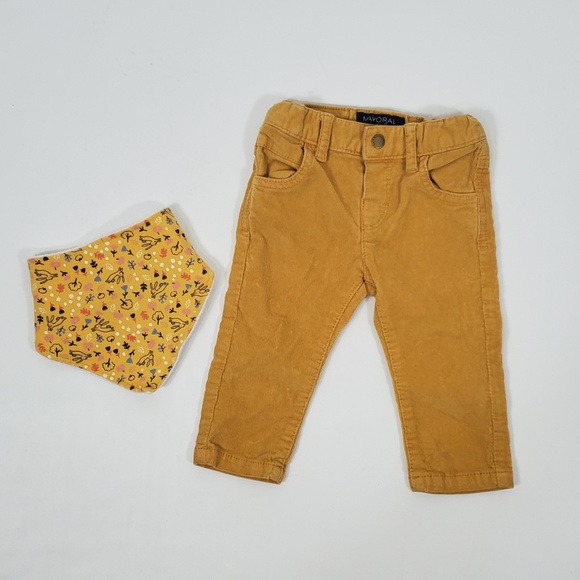 baby boy mustard pants